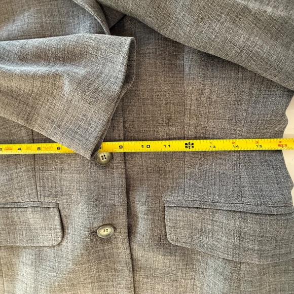 BEBE TAILORED GRAY FULL-LENGTH COAT - Picture 12 of 13